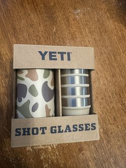 Yeti Shot Glass Tan Camo