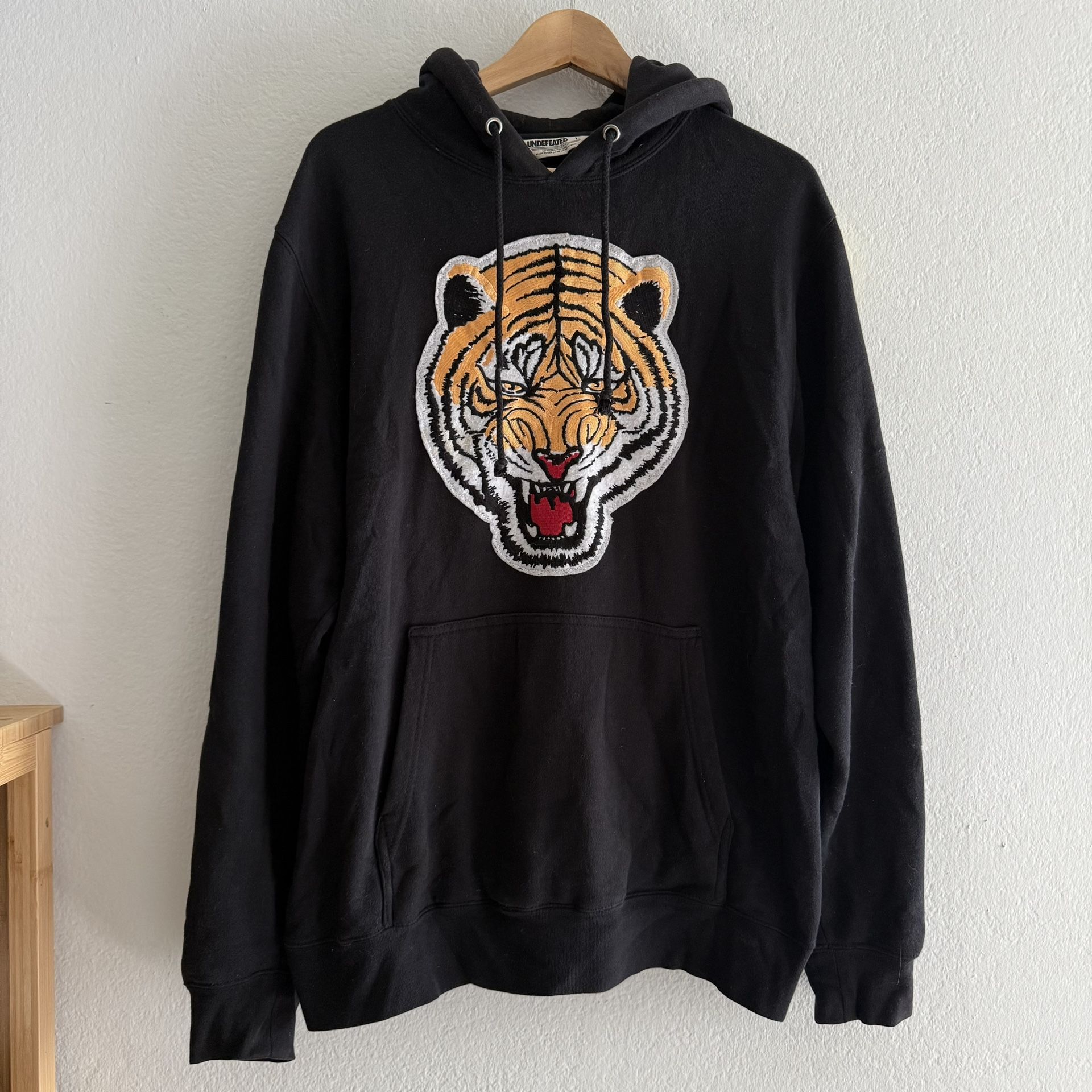 Bape X Undefeated Tiger Hoodie. Size L
