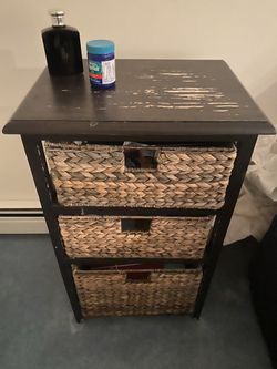 3 Drawer Side Table 