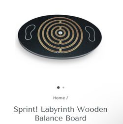 Sprint! Labyrinth Wooden Marble Balance Board