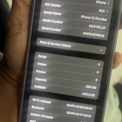 iphone 13 promax 256gb