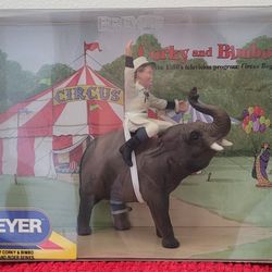 Breyer #1107 Corky & Bimbo Horse & Rider Series