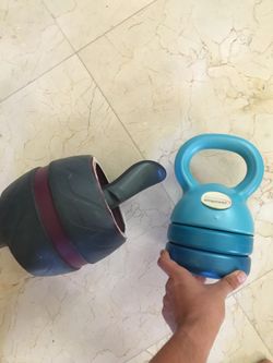 Kettlebell and ab roller