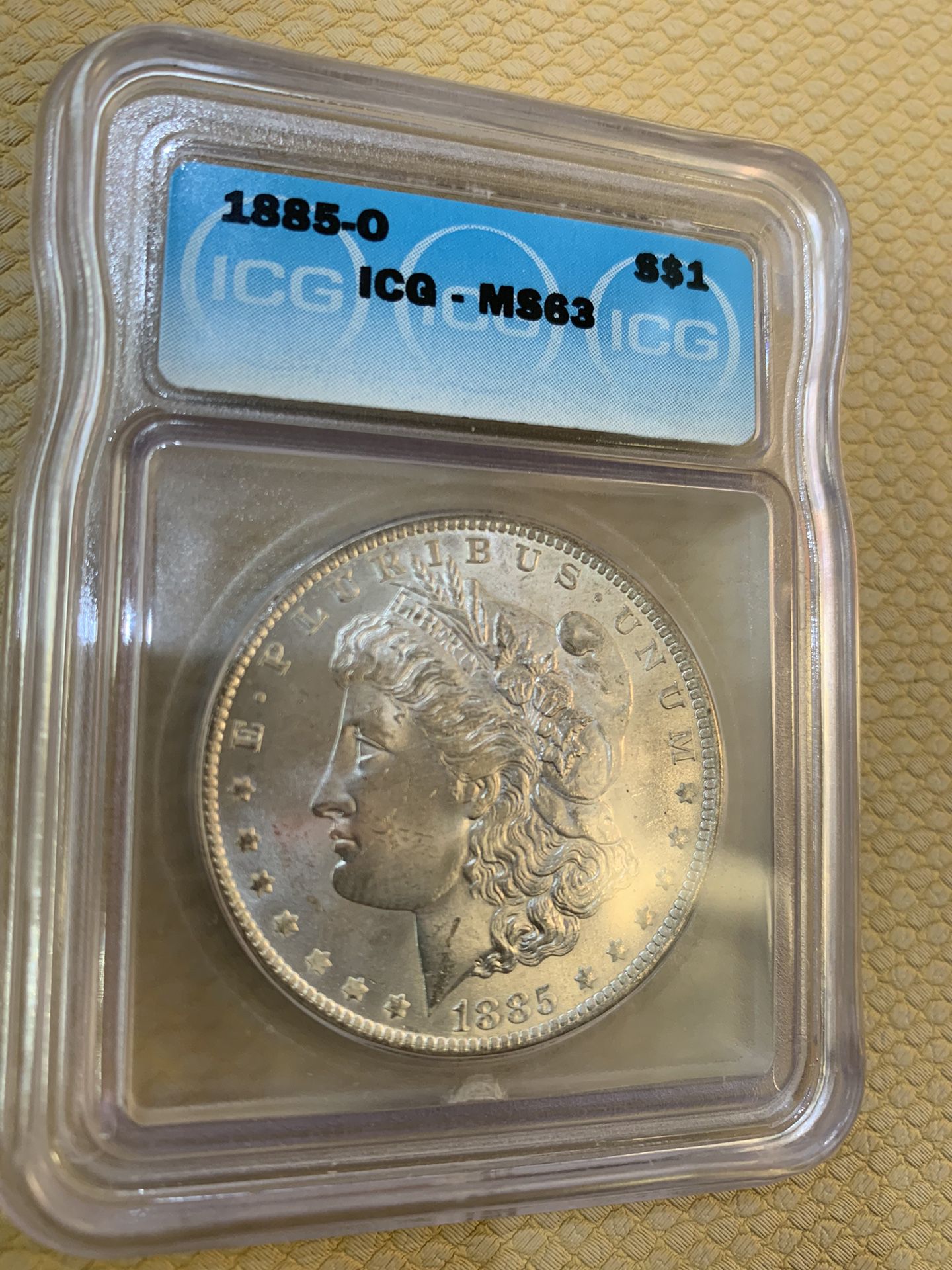 1885 O Morgan Silver Dollar Uncirculated 