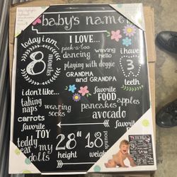 Baby Shower Chalkboard