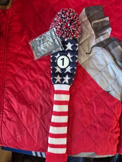 Maxfli Knit Driver Headcover American Flag