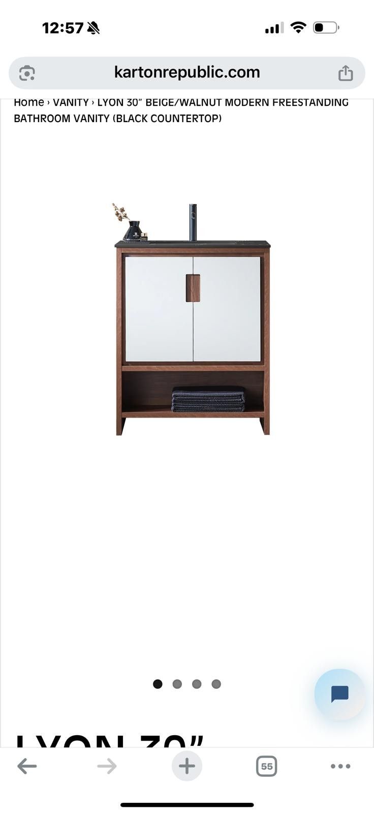 30" Bathroom Vanity