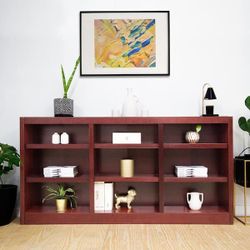 72” Cherry bookshelf