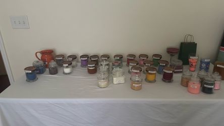 $1 & Up For Quality Wood Wick Candles. 28 Popular Fragrances.