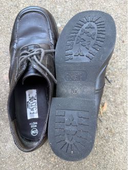 Lower East Side 10W Dark Brown Platform Lace-up Shoes