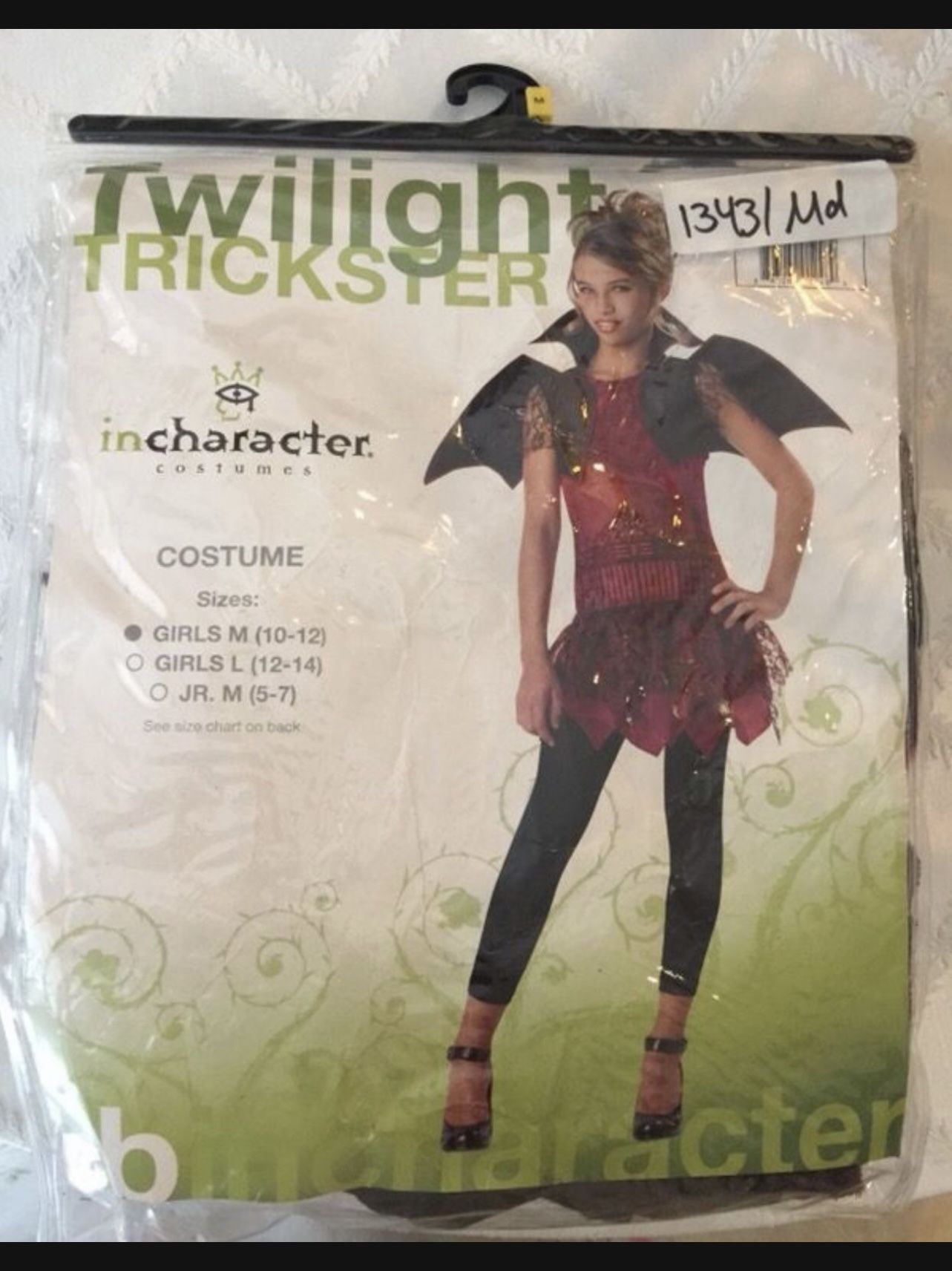 Twilight Trickster Vampire Tween Costume