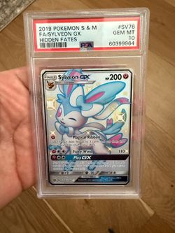 Sylveon SV76 PSA 10 from Hidden Fates
