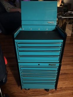 Snap On Two Piece Rolling Mini Toolbox