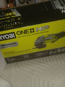 Ryobi 18v brushless 4-1/2 angle grinder/cut-Off tool