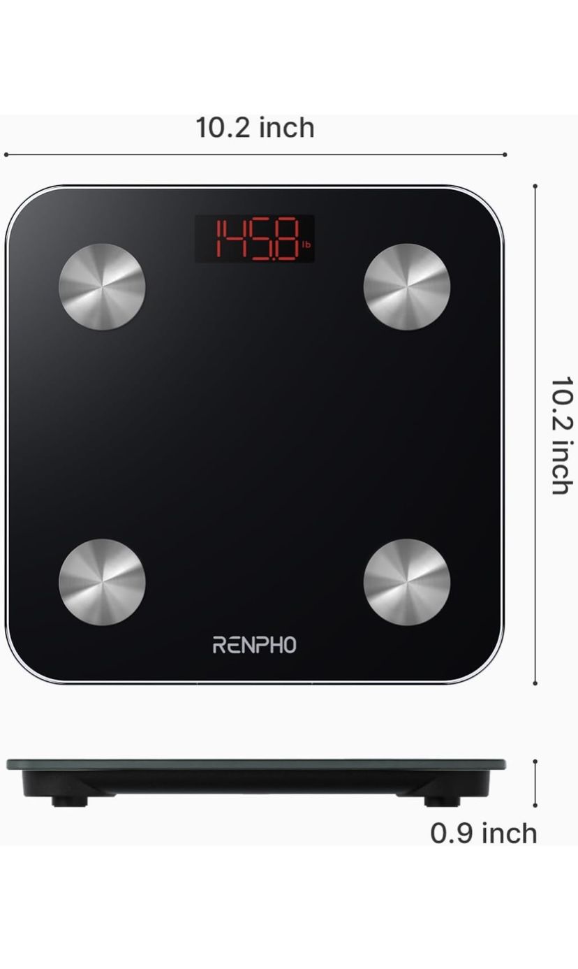 RENPHO Scale for Body Weight, Digital Weighing Elis Scales with Body Fat