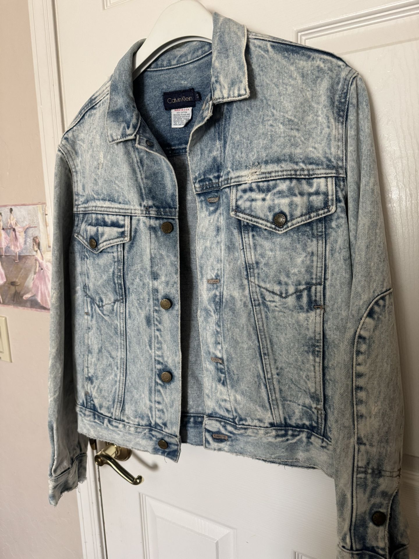 Denim Pant Jacket Size Small