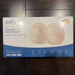 🍼 EUFY S1 HEATED WEARABLE BREAST PUMP – HANDS-FREE (NEW, SEALED)