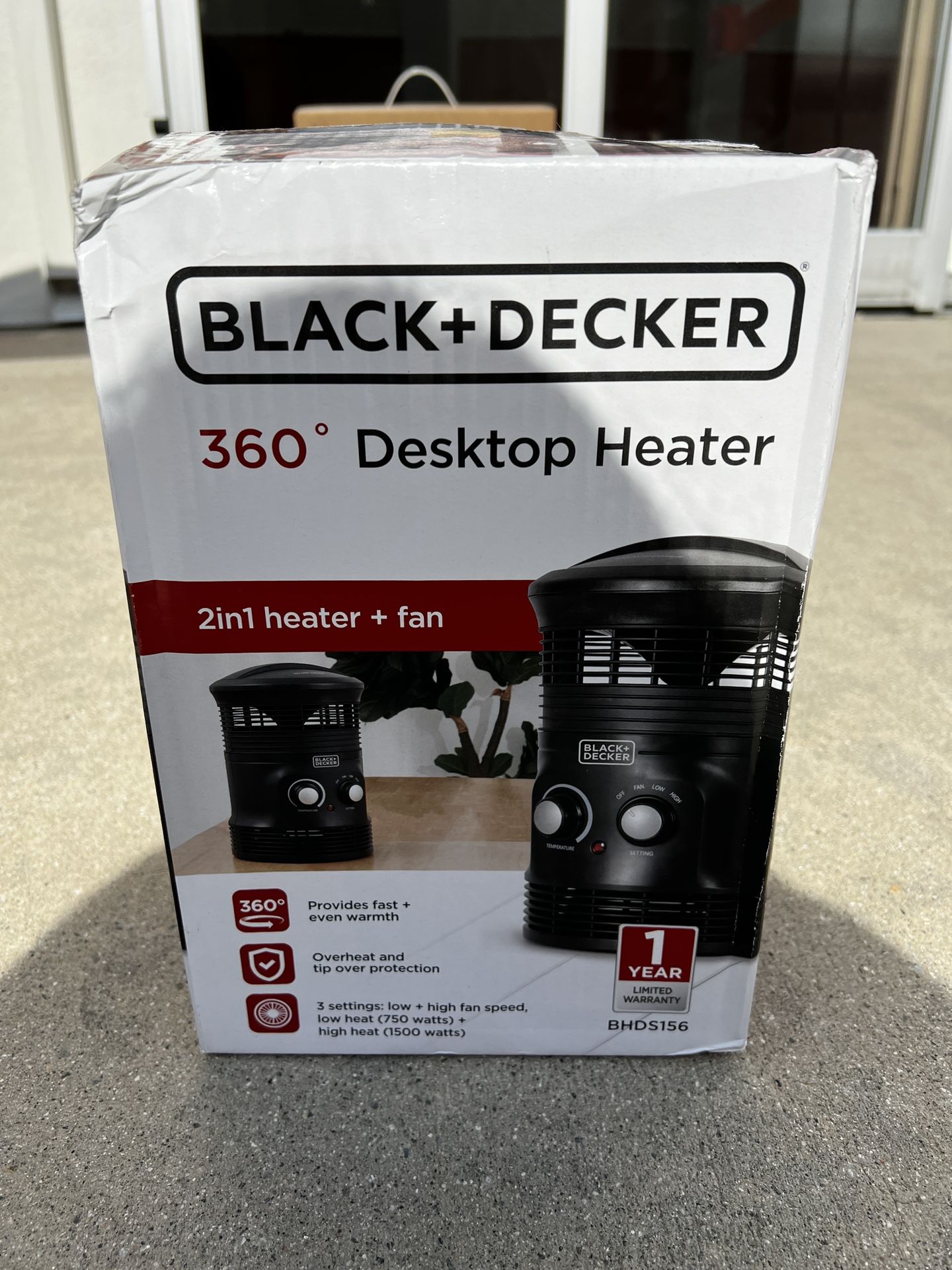 BLACK+DECKER Electric Heater, 360° Surround Portable Heater for Sale in  Rancho Cucamonga, CA - OfferUp