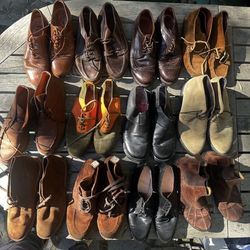 Amazing Collection Of Men’s Designer Shoes, Size 9, Some Size 8 And 10, Generally Made In America Or Italy.