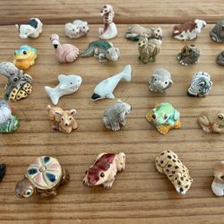 Miniature Ceramic Animals From Peru $10 For 10
