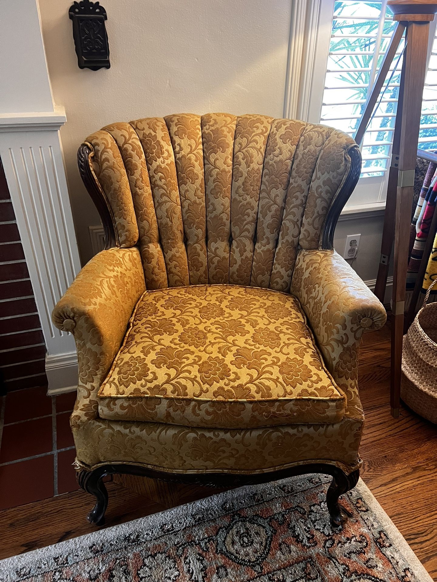 Vintage Wingback Chair