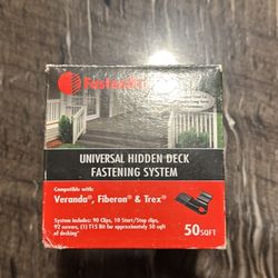 Fasten Master Universal Hidden Deck Fastening System 50 SQFT