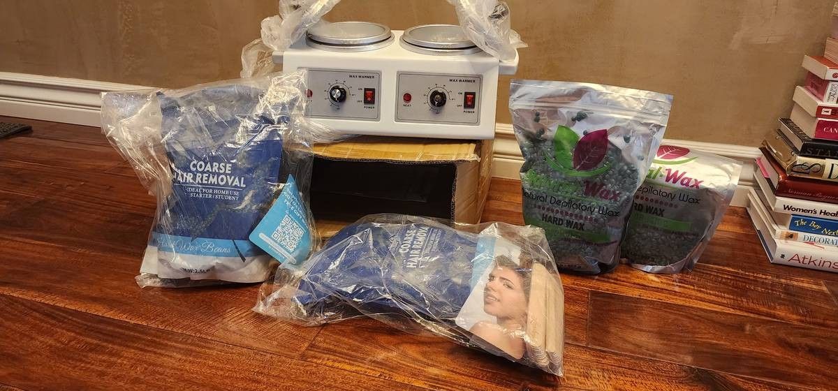 Double Wax Warmer with Wax - Brand New