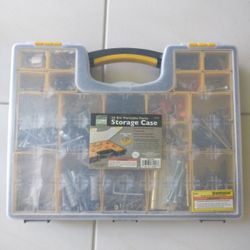 Heavy Duty Storage Case Full With Hardware - 20 Removable Bins