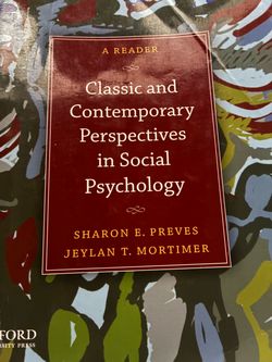 Classic contemporary perspectives in social psychology