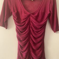Burberry London berry sweater v-neck