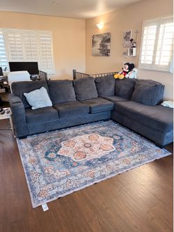 Sectional dark gray