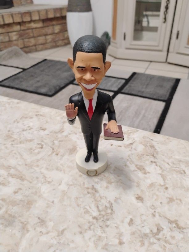Barack Obama Porcelain Inauguration Bobblehead