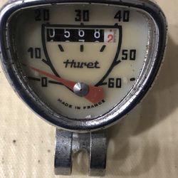 Vintage  Hurry Bicycle Speedometer 