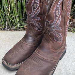 Brazos Bandero Soft toe Wellington Work Boots, Sz 8.5 Men’s