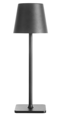 2 Mainstays 13-Inch Black Rechargeable Table Lamp with Touch Controls and Dimming
