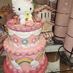 Hello Kitty Ceramic Cake