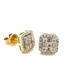 10k Diamond Earrings .85ct 129714 12
