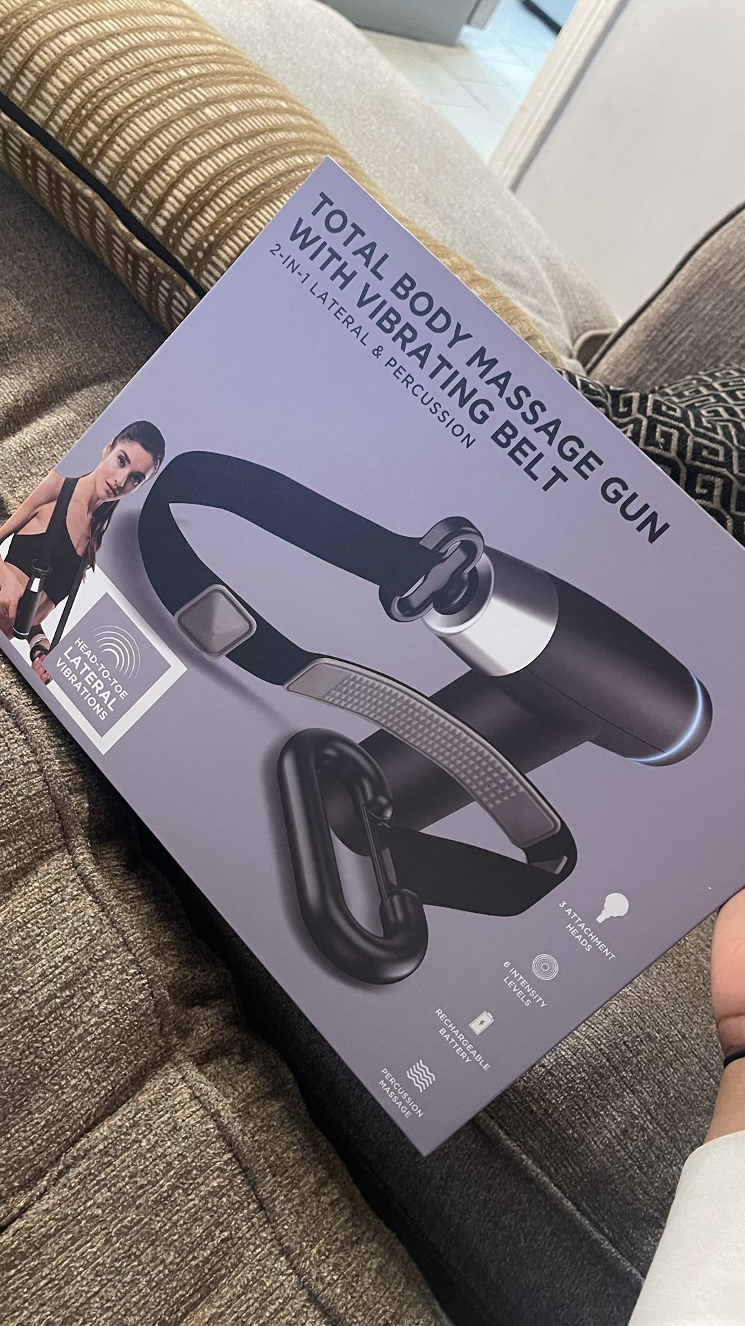 mahli total body massage gun with vibrating belt Top 5 Best Massage Chairs in 2025: Our Review main image 1