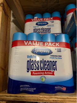 Glass cleaner pack - 6$