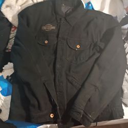 Harley-Davidson Black Button-Up Jacket