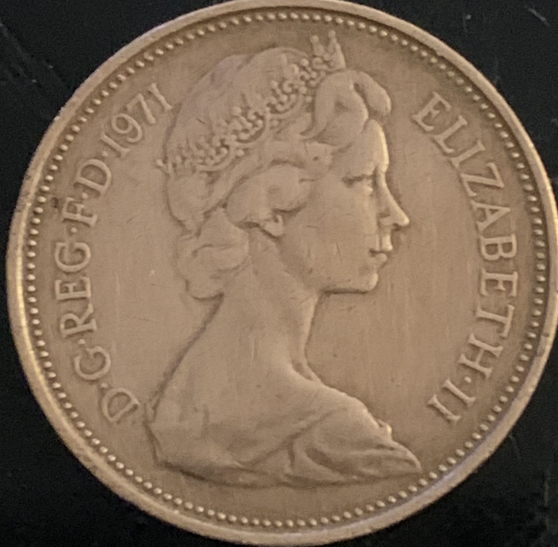 1971 BRITISH NEW PENCE 2 COIN VERY RARE 1ST ISSUE For Sale In Renton new-pence-2-1971-valor-2-new-pence-de-reino-unido-moneda-de-2-new