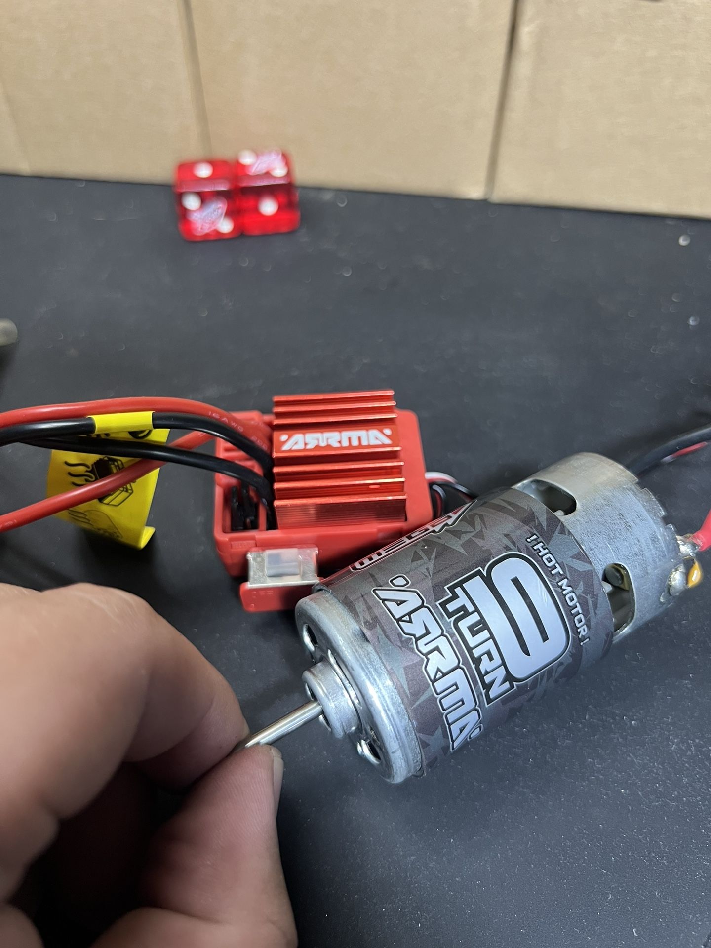 Arrma Infraction 9 Turn Brushed Motor And Esc