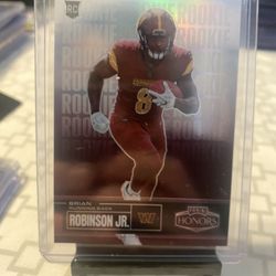 2022 Panini Honors Brian Robinson Jr Rookie /75