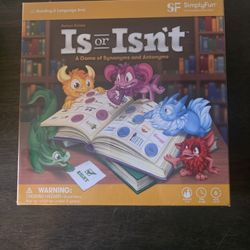 Is or Isn't A game If Synonyms And Antonyms Educational Reading Language Arts