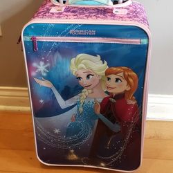 American Tourister Disney Frozen girls wheeled luggage
