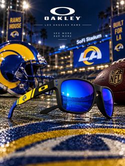 NFL edition Los Angeles Rams NEW Polarized Oakley Holbrook XL