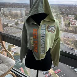 Forever 21 jacket Women 2 Toned Hoodie Jacket Size Small