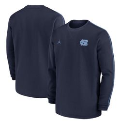 Men's Nike Jordan UNC North Carolina Tar Heels Top Performance Sweatshirt Sideline Coaches M
