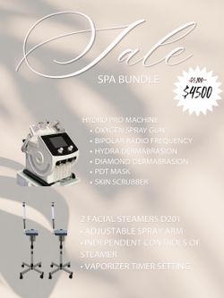 Hydrafacial Machine, 2 steamers