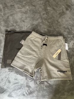 Fear of God Essentials Shorts (100% Authentic) - Dark Gray Oatmeal - Medium